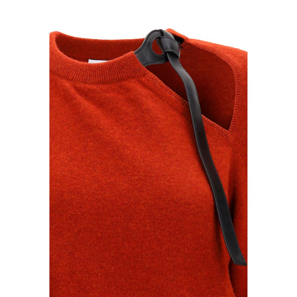 Ferragamo Red Wool Oves Aries Women's Sweatshirt