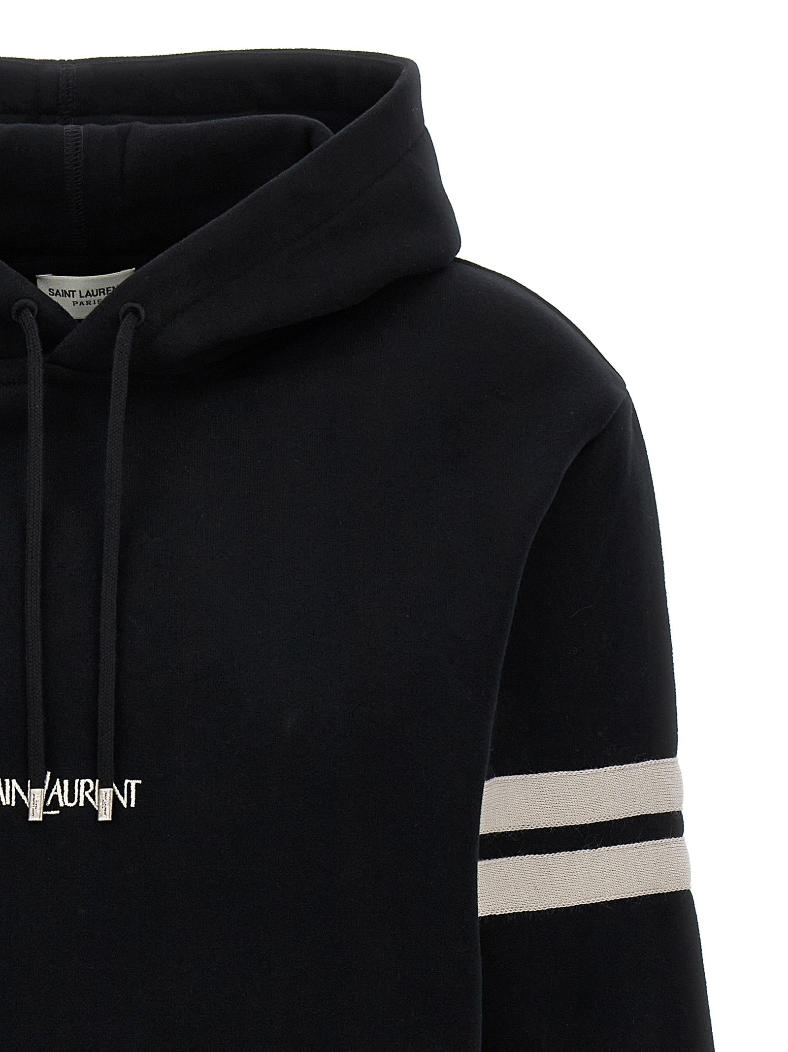 Saint Laurent Bicolor Cotton Women's Sweatshirt