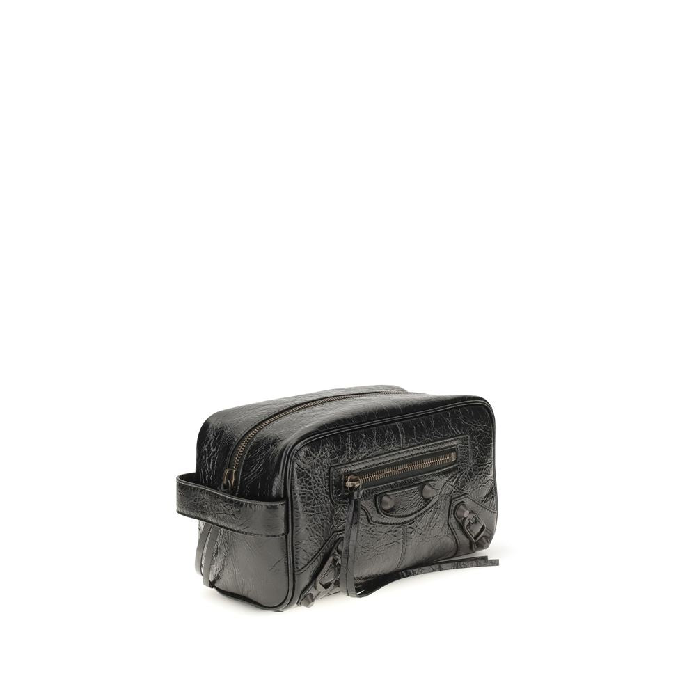 Balenciaga Black Lamb Ovis Aries Aries Men's Wallet