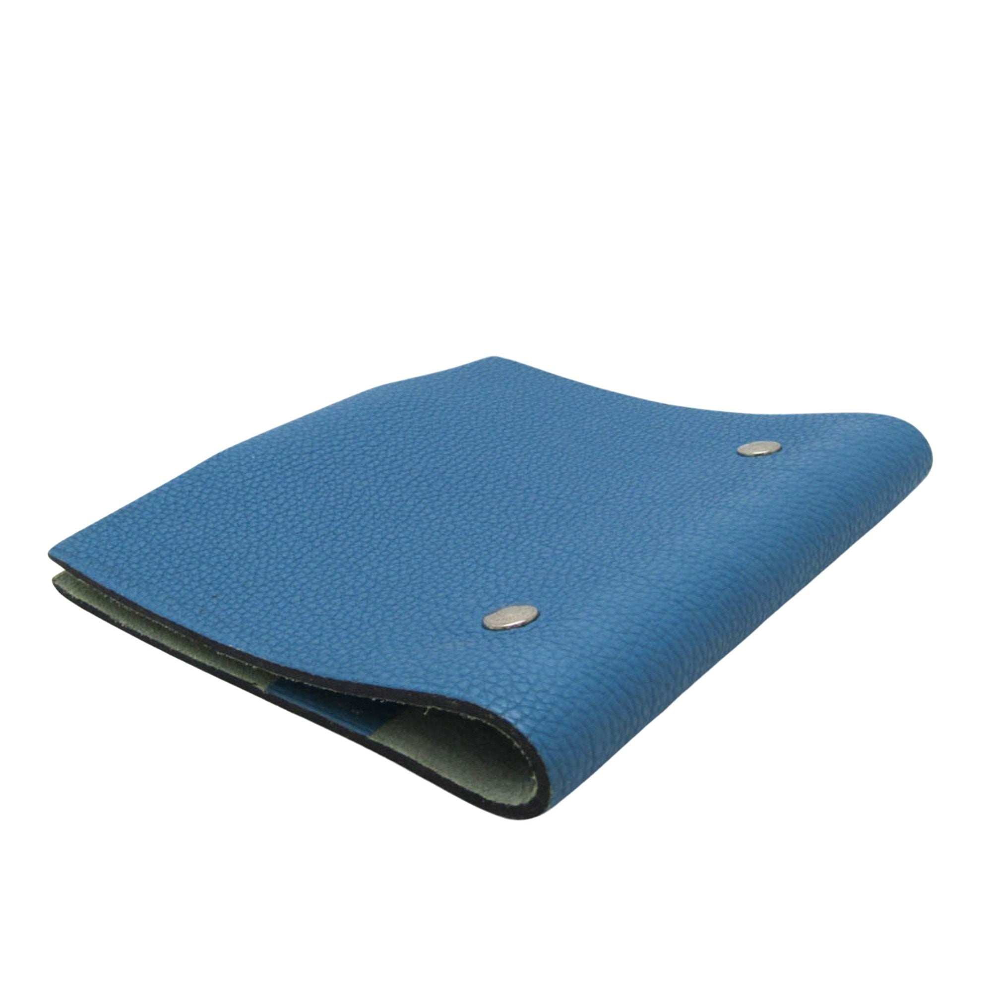 Hermès Ulysse Blue Leather Wallet (Pre-Owned)