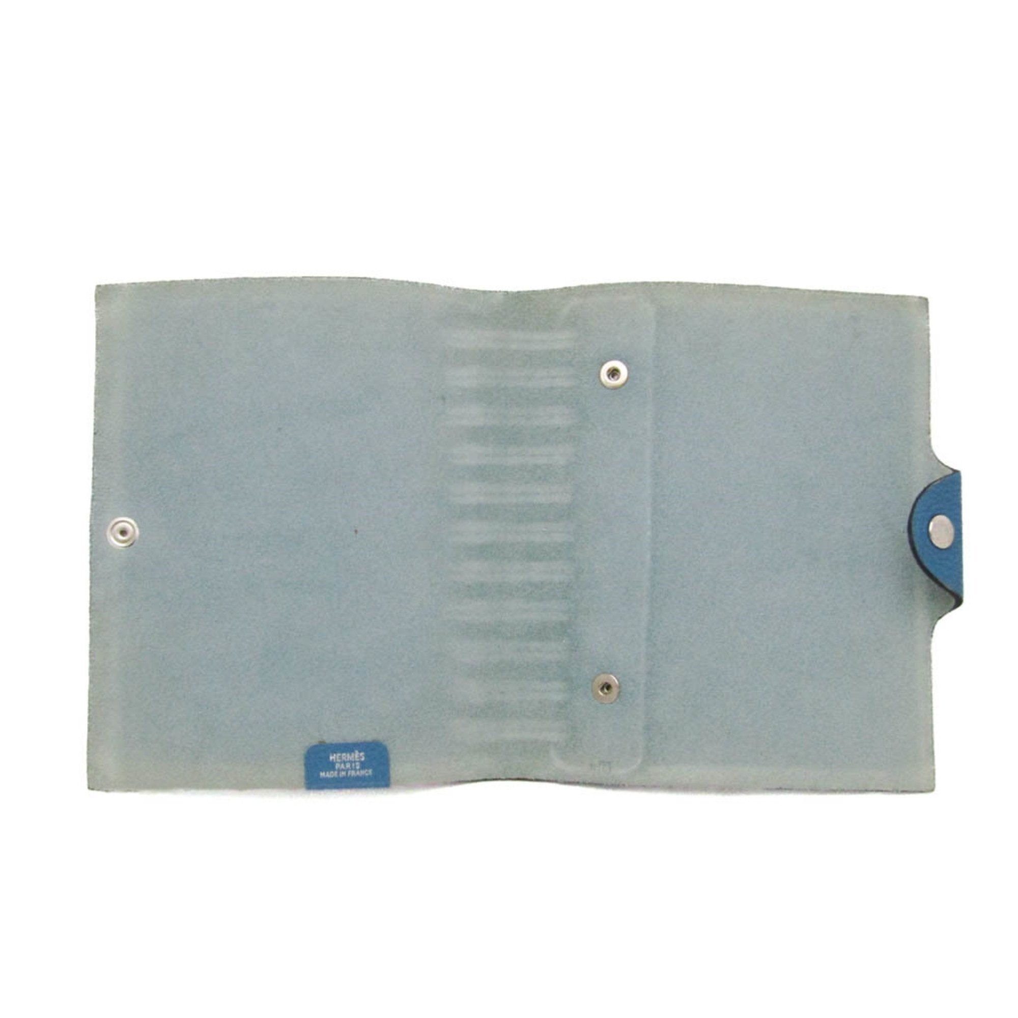 Hermès Ulysse Blue Leather Wallet (Pre-Owned)