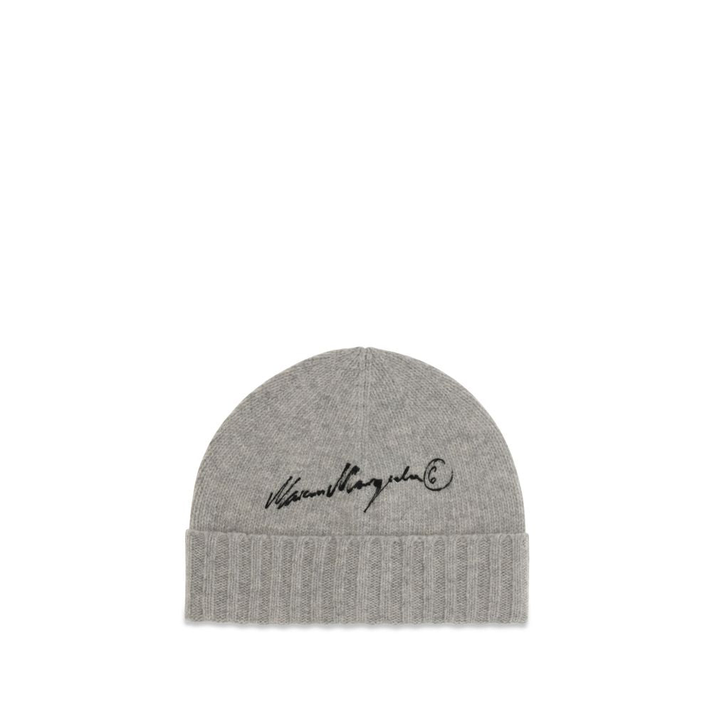 MM6 Gray Wool Oves Aries Women's Beanie