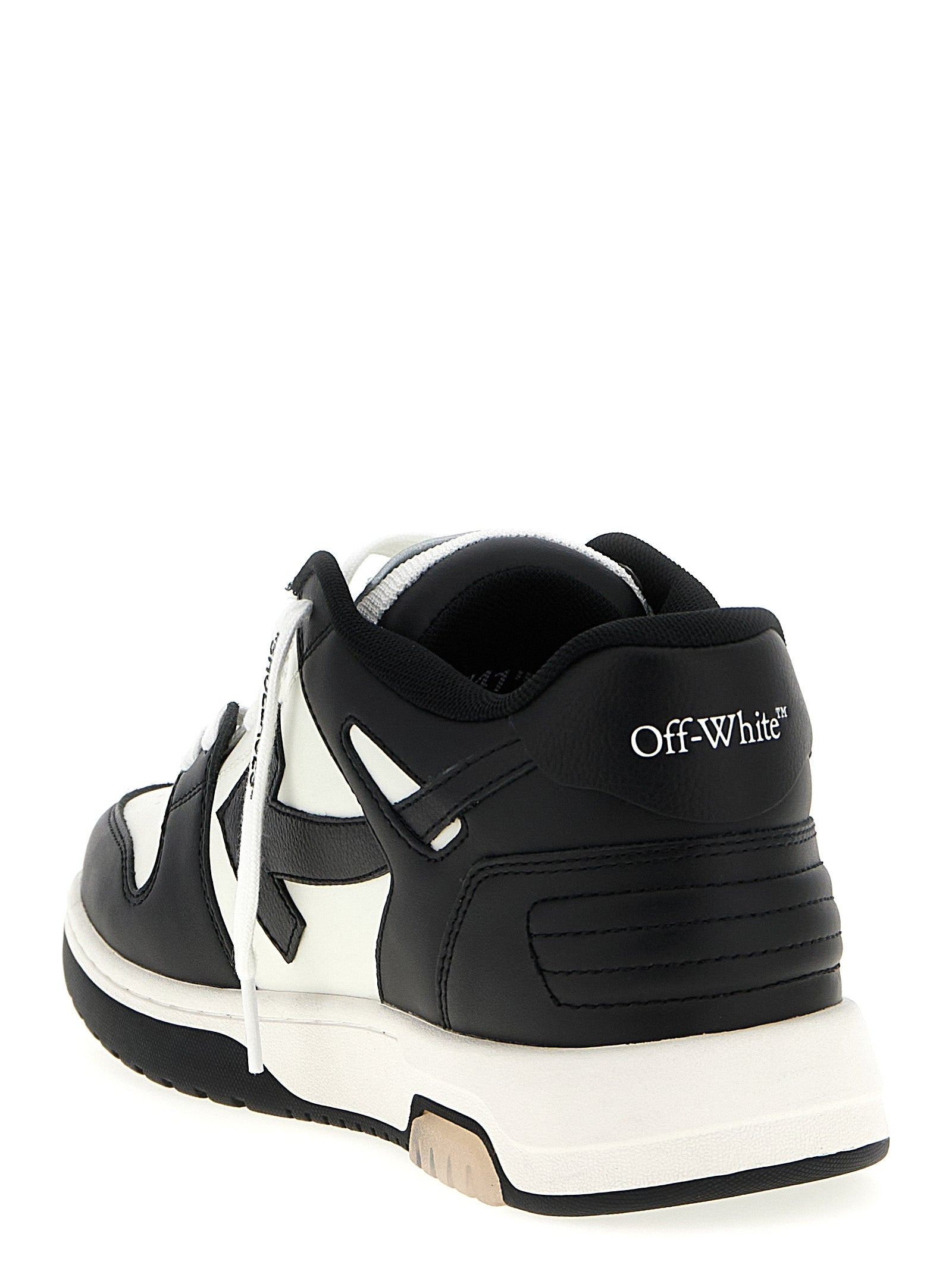 Off-White Bicolor Calfskin Low Top Men's Sneakers