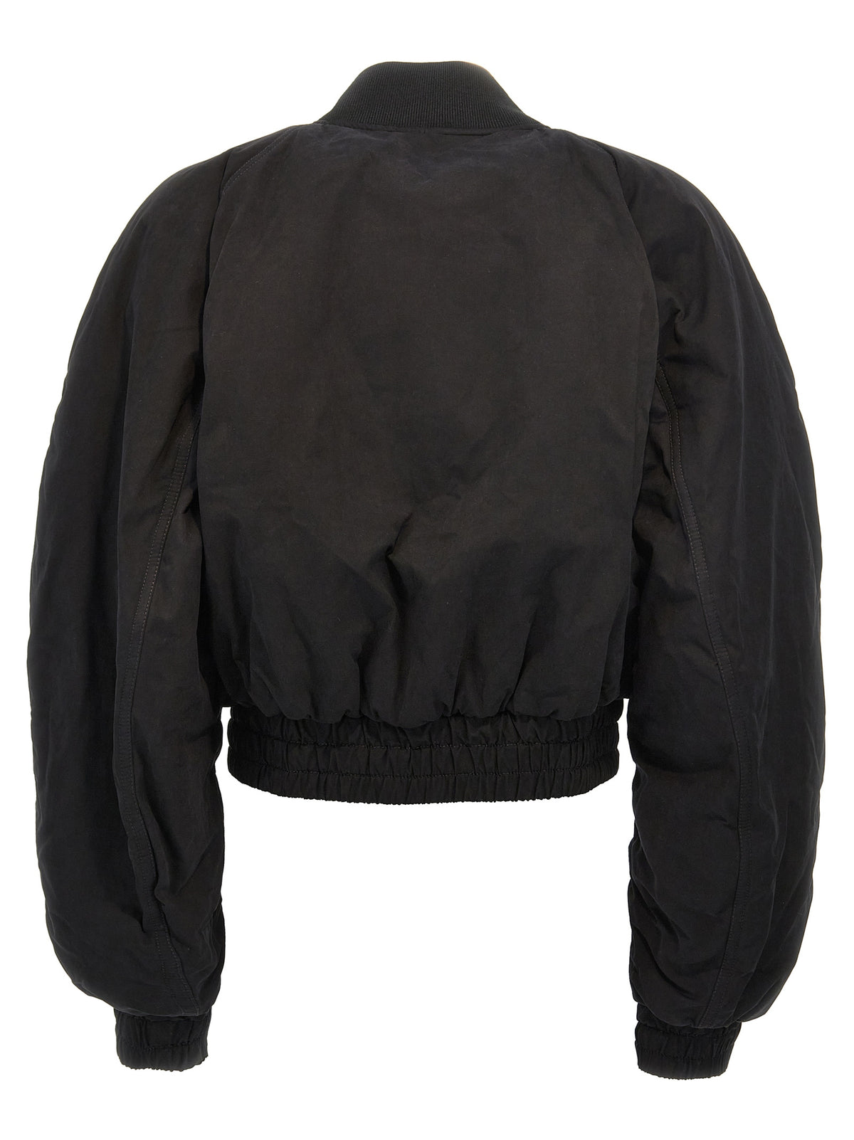The Andamane Black Cotton Women's Bomber