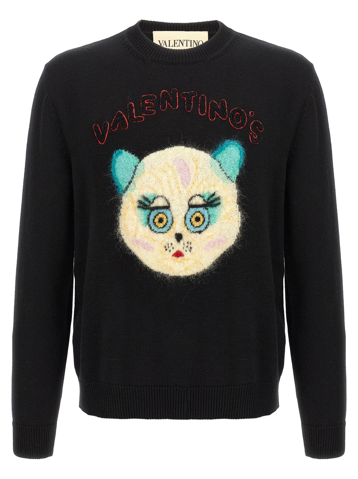Valentino Garavani Black Cotton Men's Cardigan