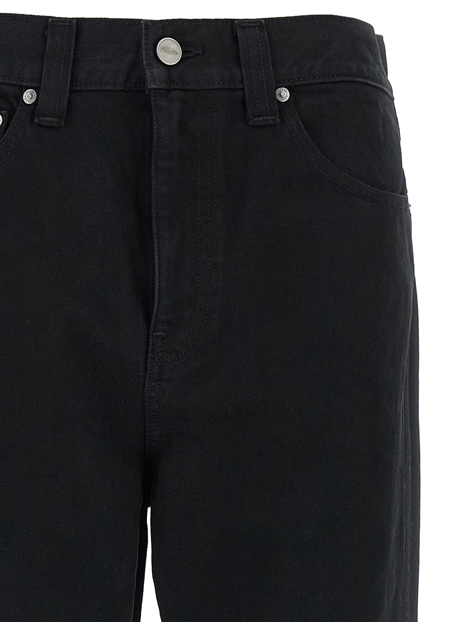Khaite Black Cotton Jeans Women's Denim
