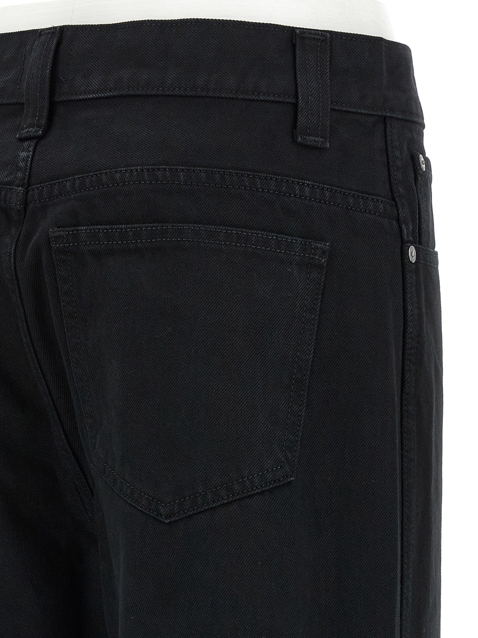 Khaite Black Cotton Jeans Women's Denim