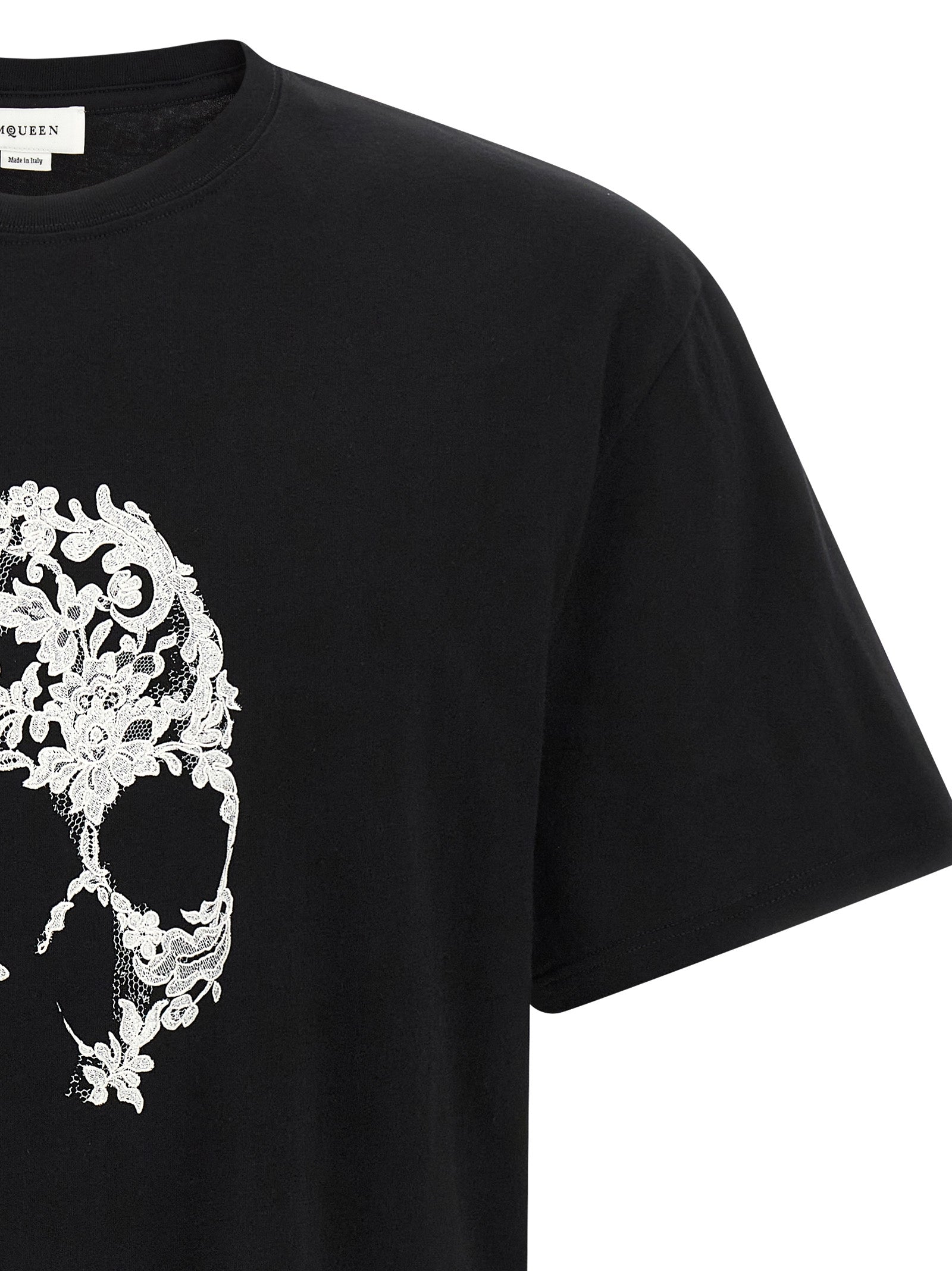 Alexander McQueen Bicolor Cotton Men's T-Shirt