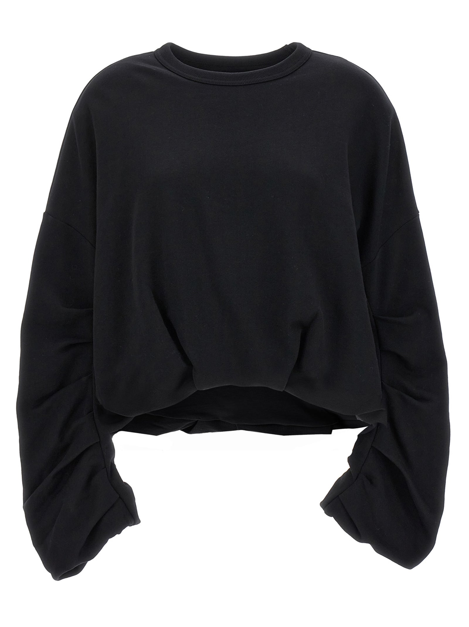 Dries Van Noten Black Cotton Women's Sweatshirt