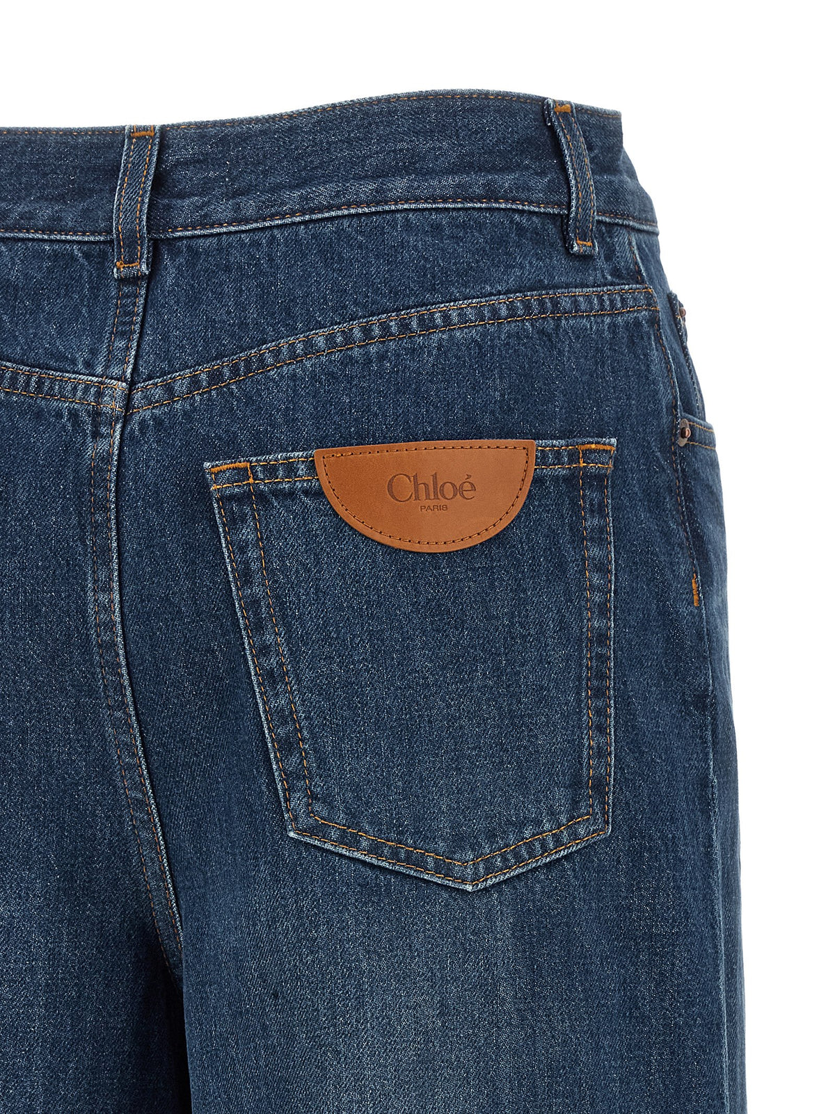 Chloé Blue Cotton Jeans Women's Denim