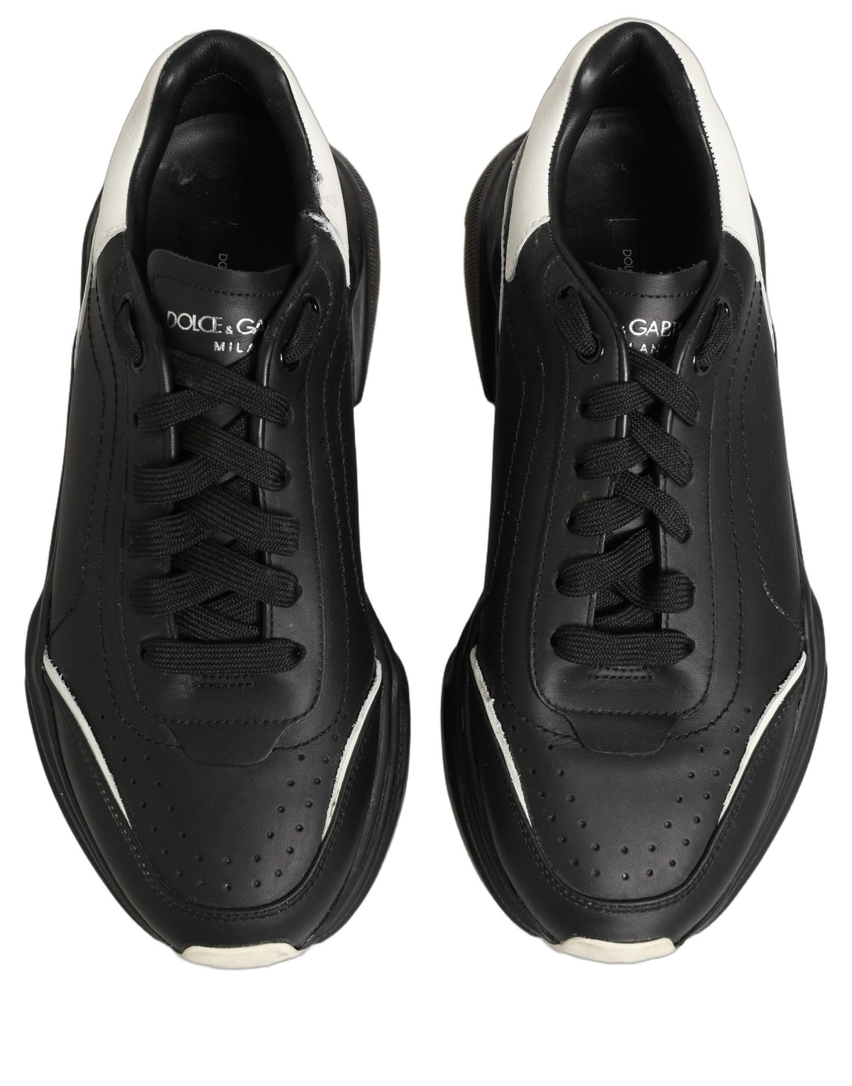 Dolce & Gabbana Black White Daymaster Low Top Sneakers Men's Shoes (Pre-Owned)