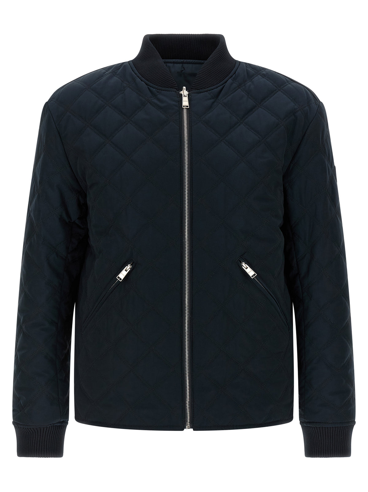 Hugo Boss Blue Polyester Men's Bomber