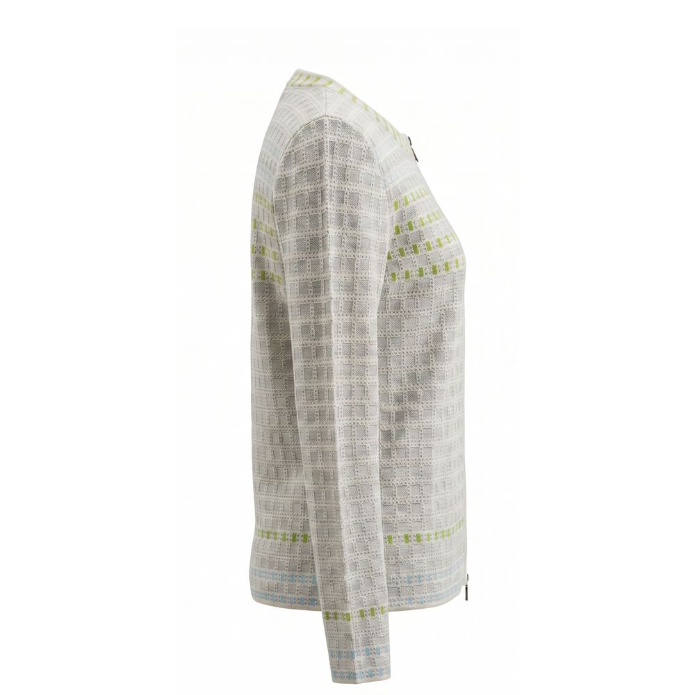 Malo Grey Silk Women Women's Sweater