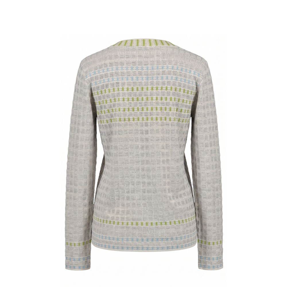 Malo Grey Silk Women Women's Sweater