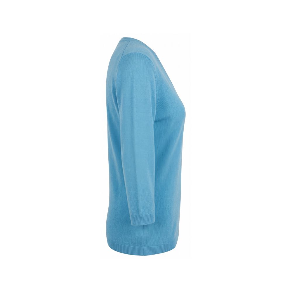 Malo Blue Silk Women Women's Sweater