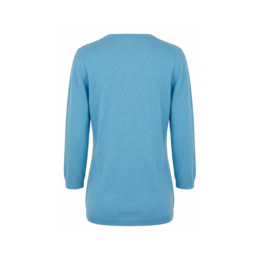 Malo Blue Silk Women Women's Sweater