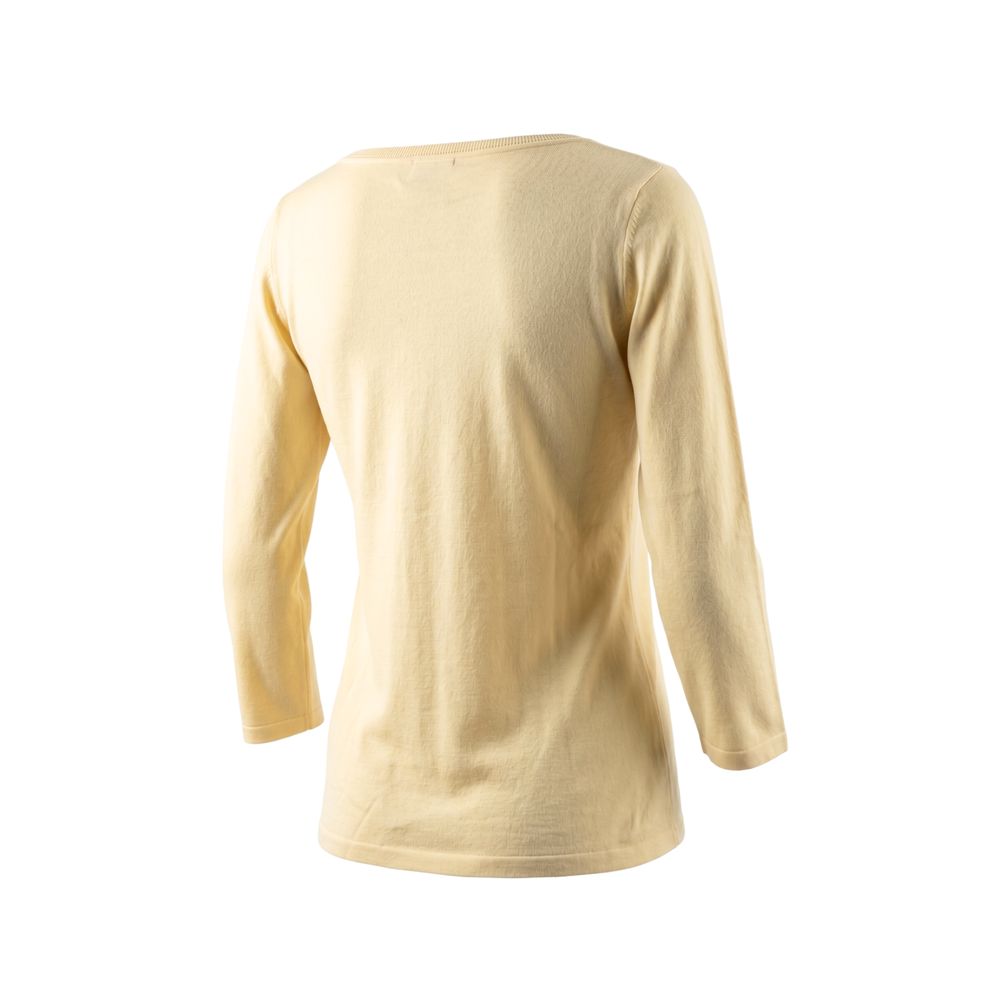Malo Yellow Silk Women Women's Sweater