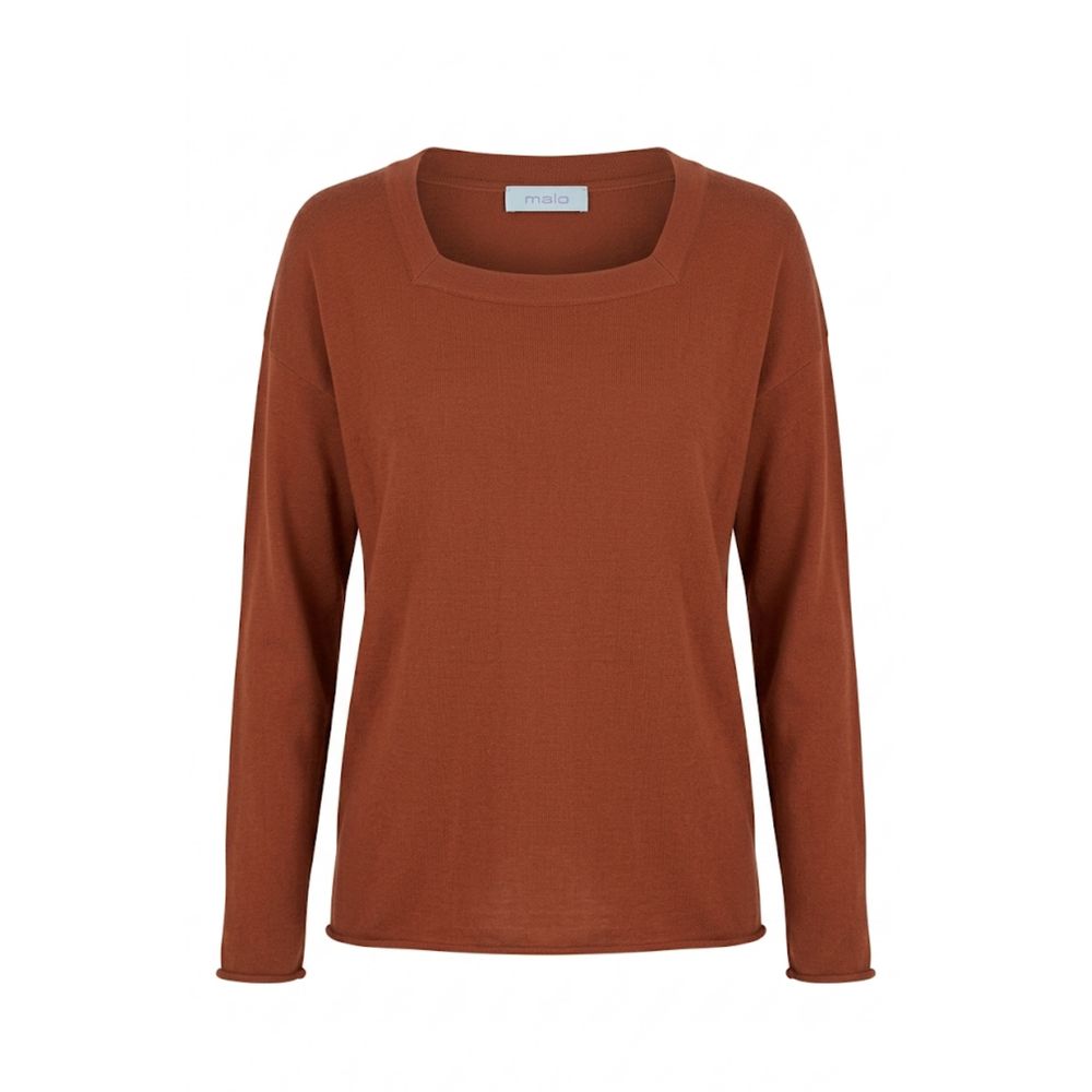 Malo Brown Cotton Women's Women's Sweater