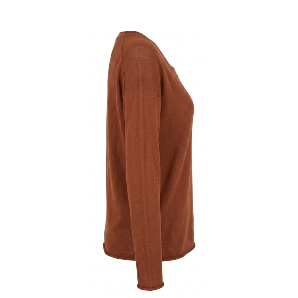 Malo Brown Cotton Women's Women's Sweater