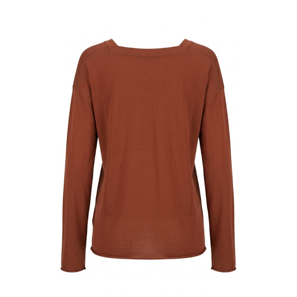 Malo Brown Cotton Women's Women's Sweater