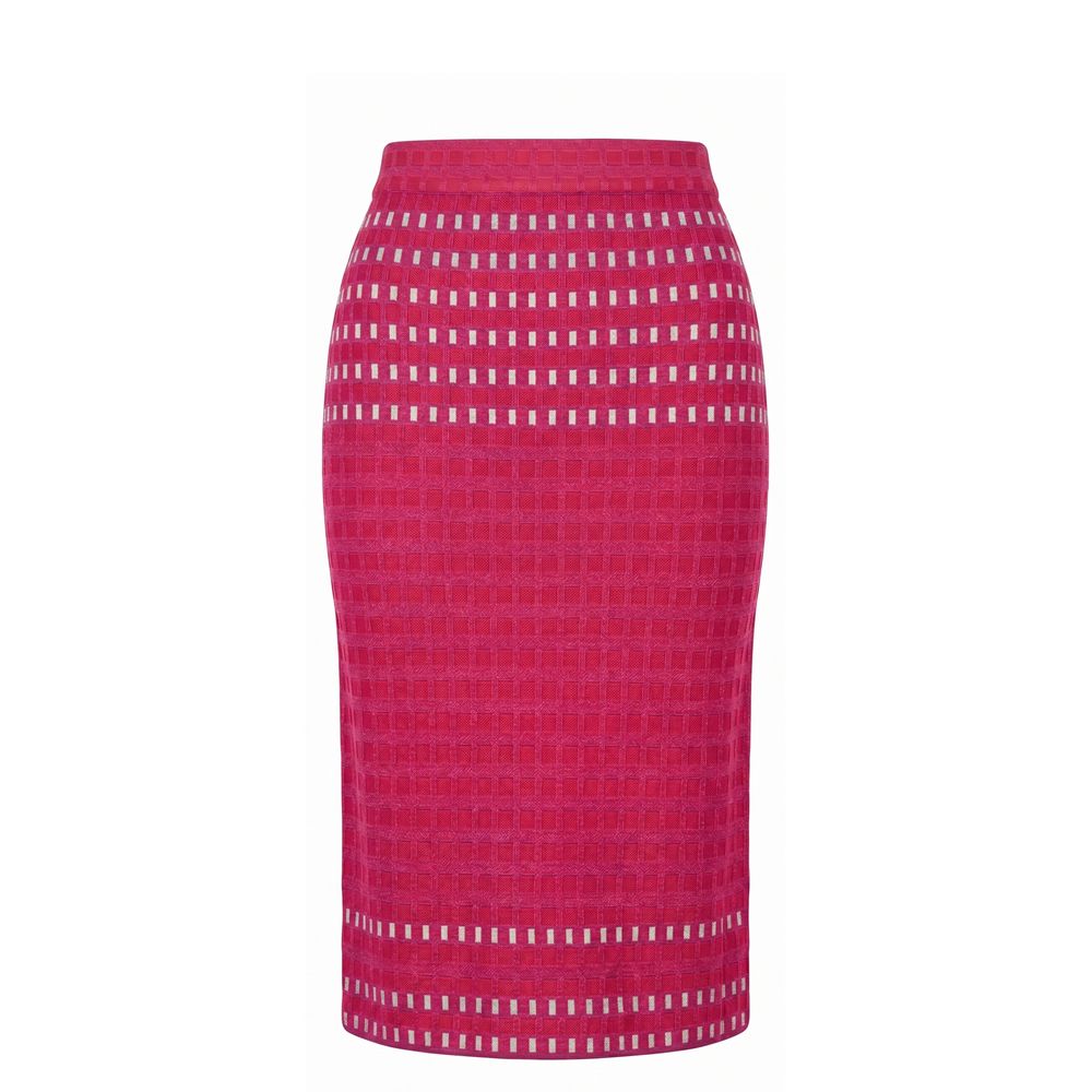 Malo Purple Silk Women Women's Skirt
