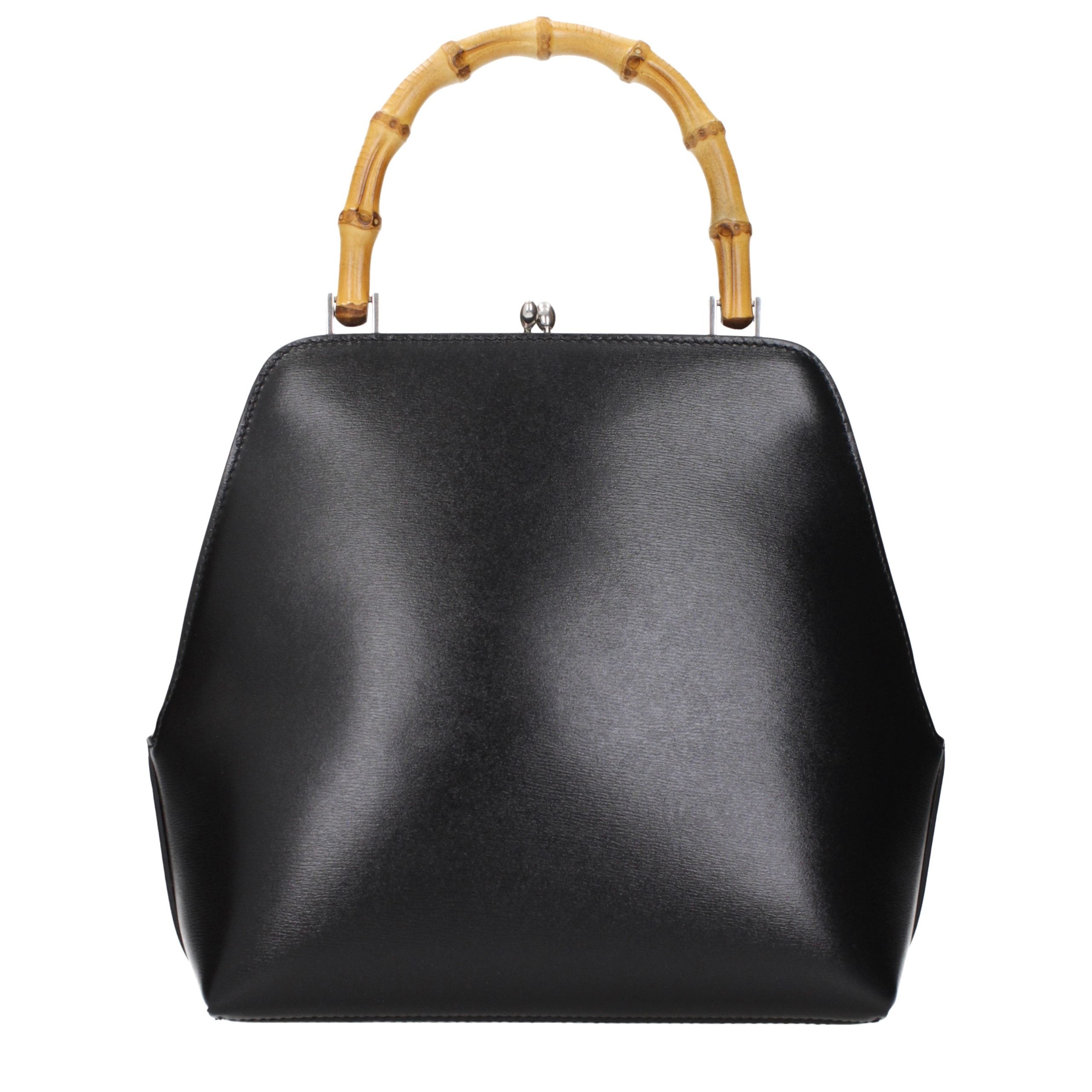 Jil Sander Black Leather Women's Handbag