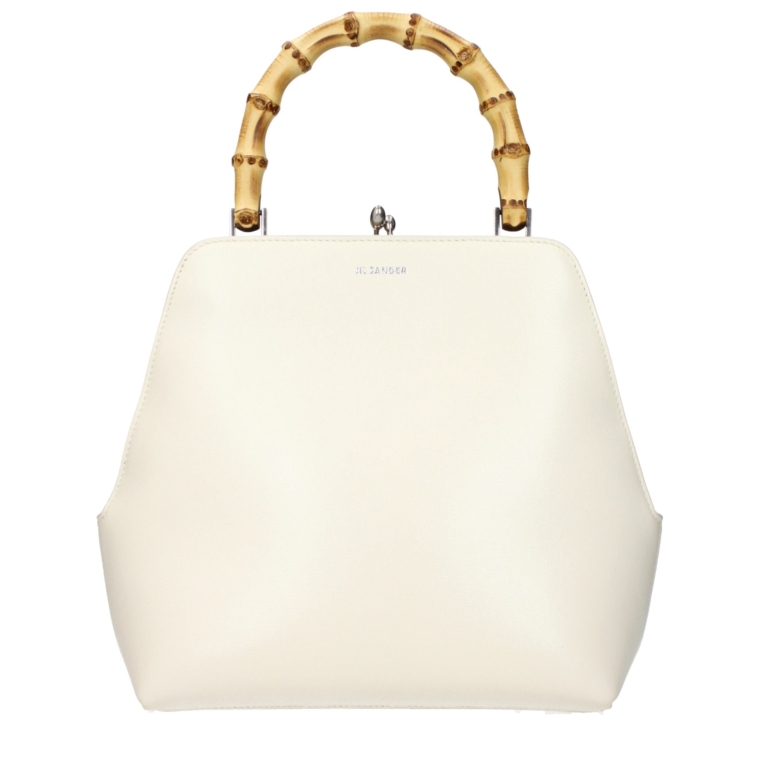 Jil Sander Beige Leather Women's Handbag