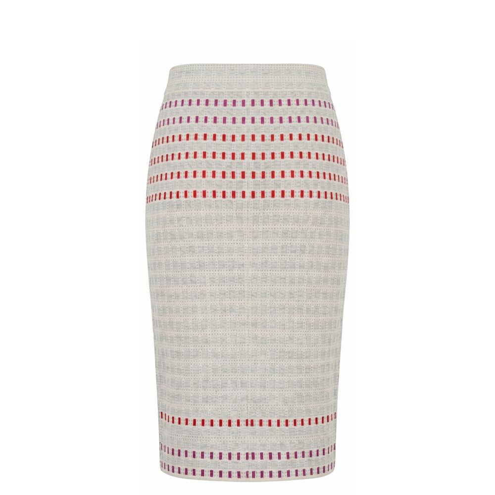 Malo Grey Silk Women Women's Skirt