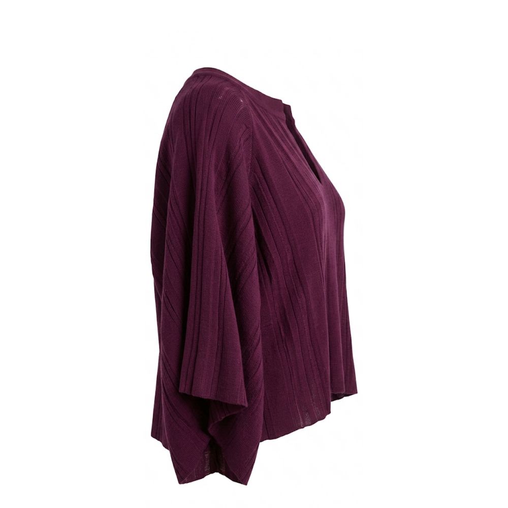 Malo Purple Cotton Women Women's Sweater