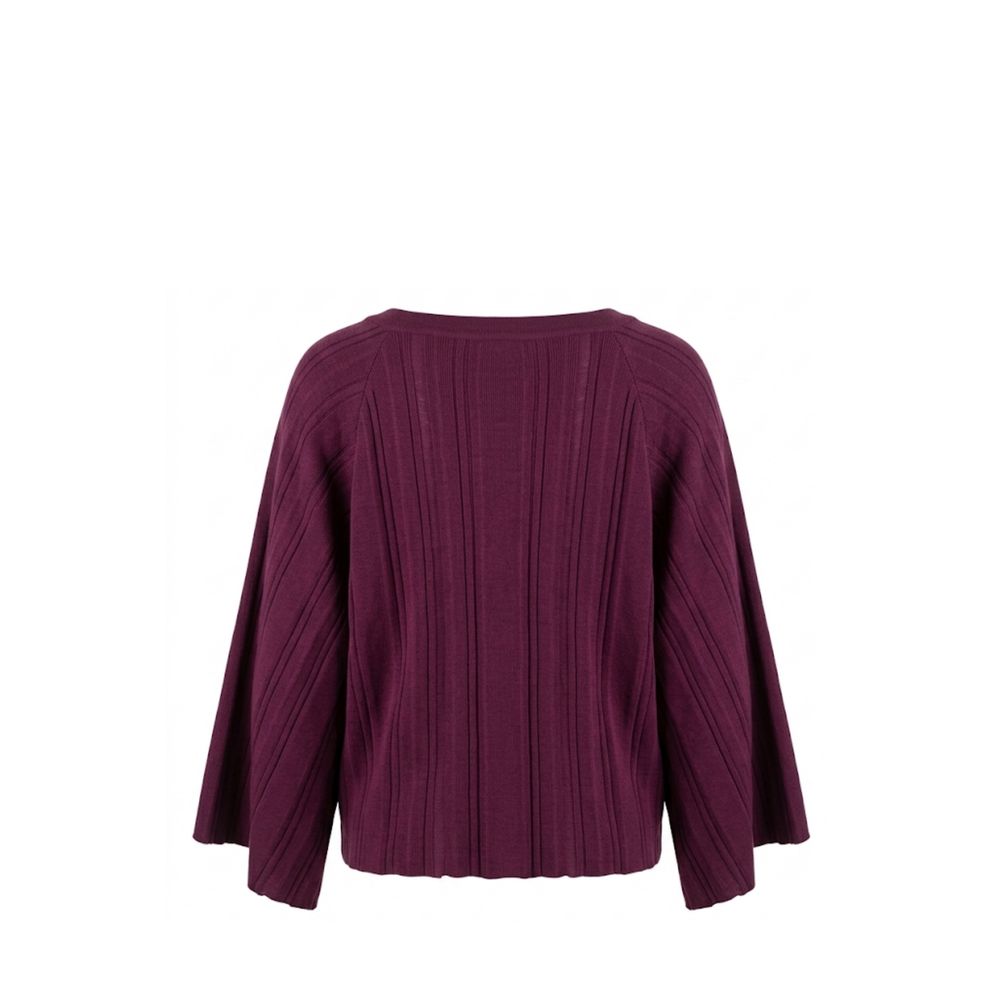 Malo Purple Cotton Women Women's Sweater