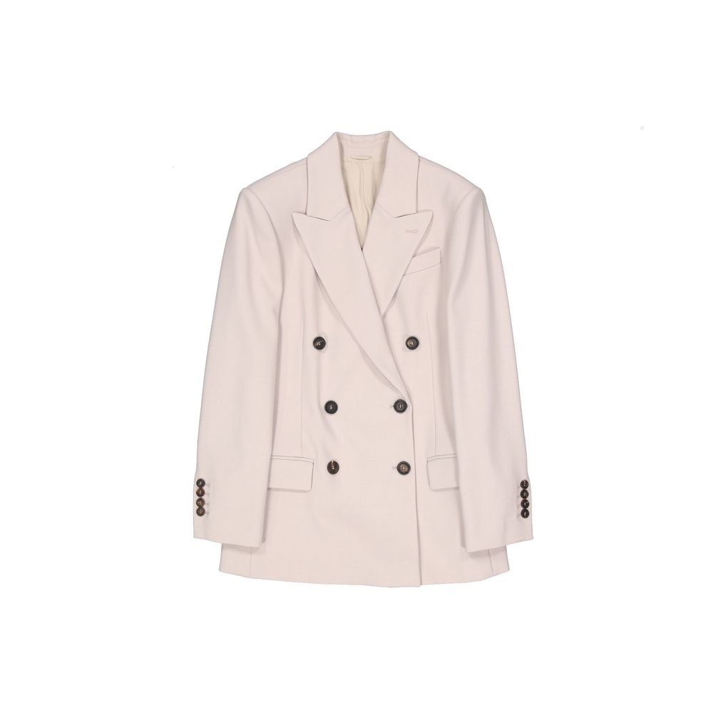 Brunello Cucinelli Multicolor Elastane Women's Blazer