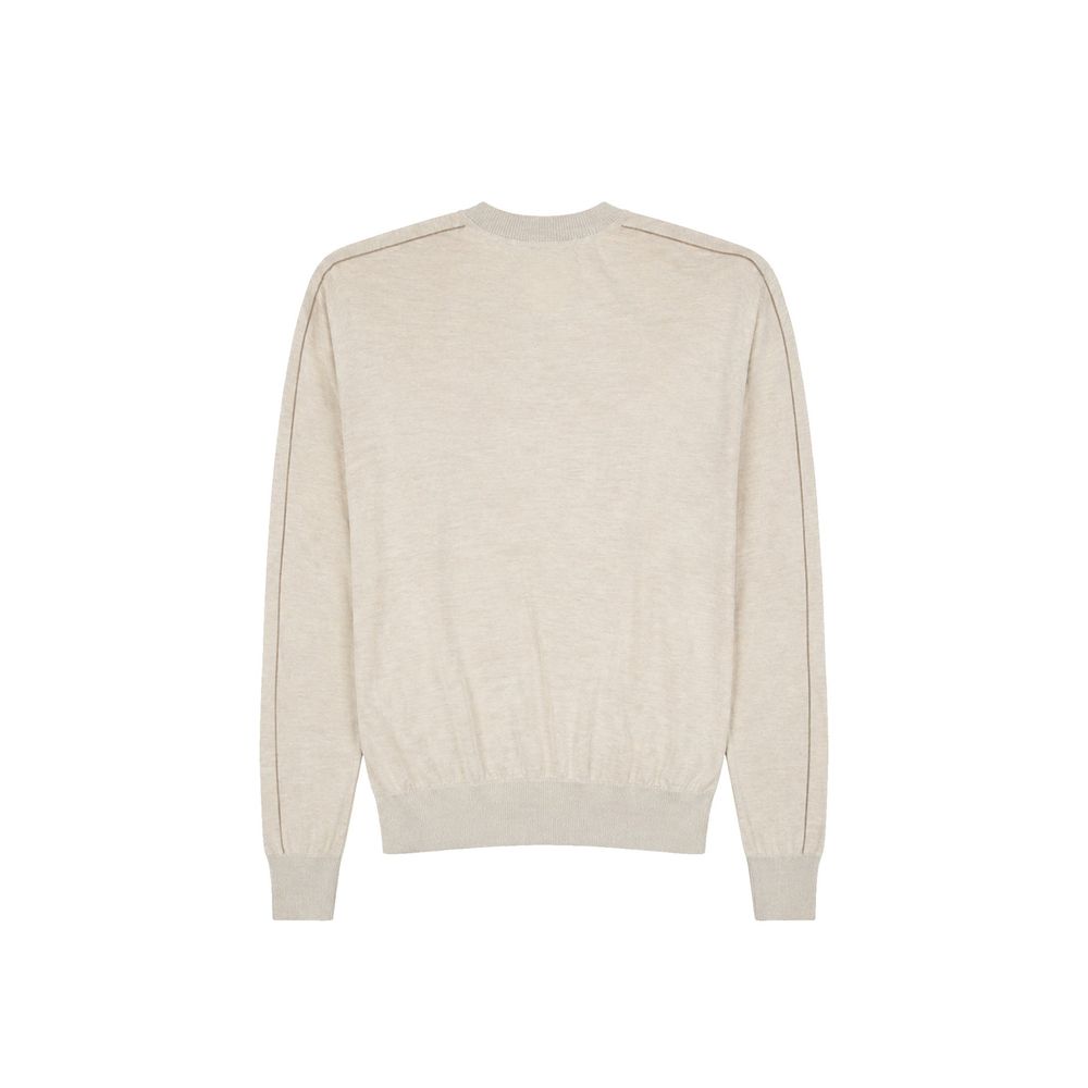 Brunello Cucinelli Beige Cashmere Women's Sweatshirt