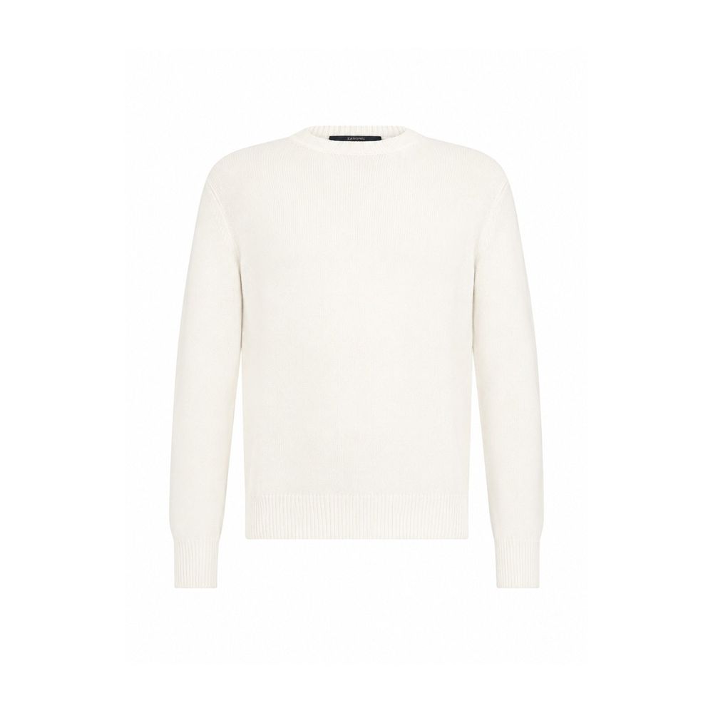 Herno White Cashmere Men's Sweater
