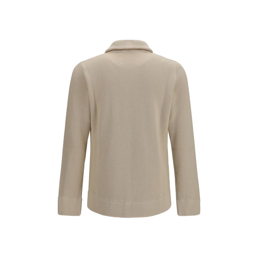 Maison Margiela Beige Wool Oves Aries Men's Sweatshirt