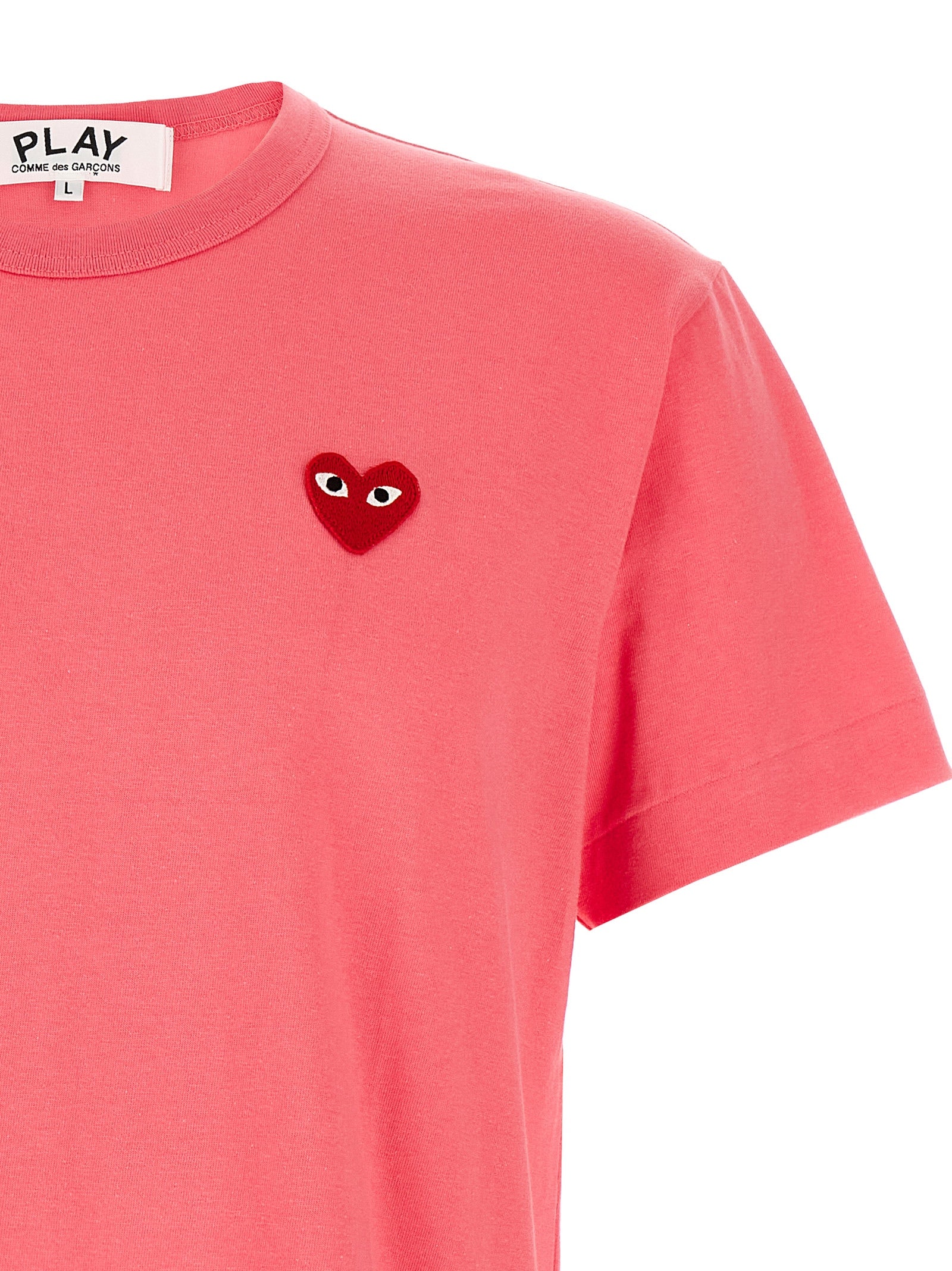 Comme Des Garçons Play Multicolor Cotton Women's T-Shirt