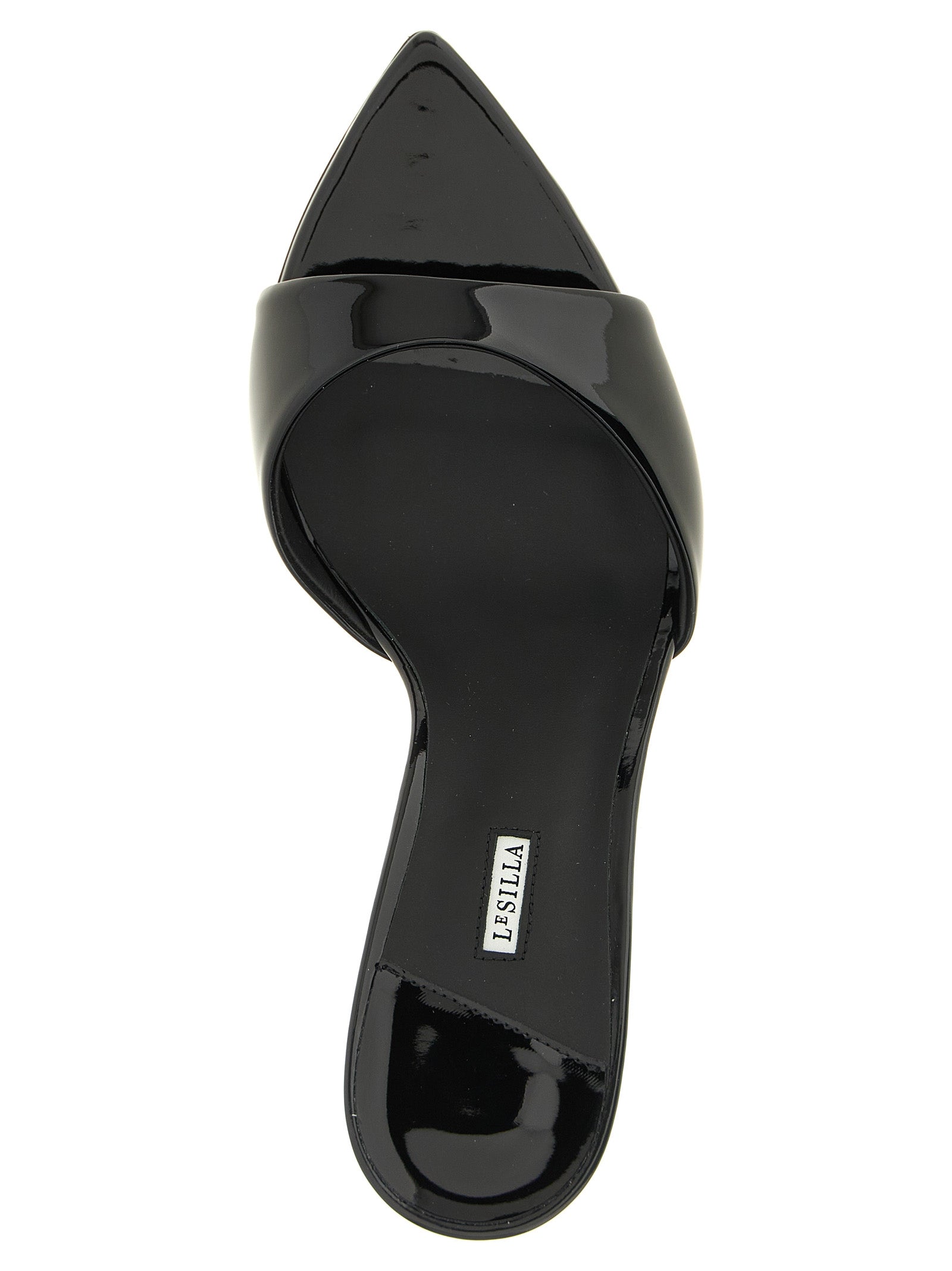 LE SILLA Black Polyethylene Stiletto Heel Women's Sandals