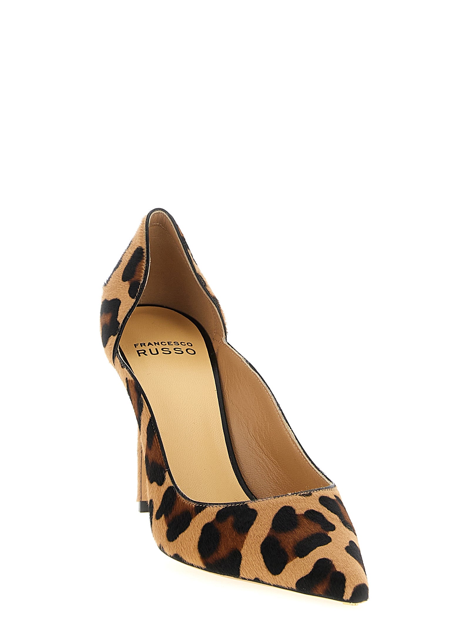Francesco Russo Multicolor Goatskin High Heel Women's Pumps
