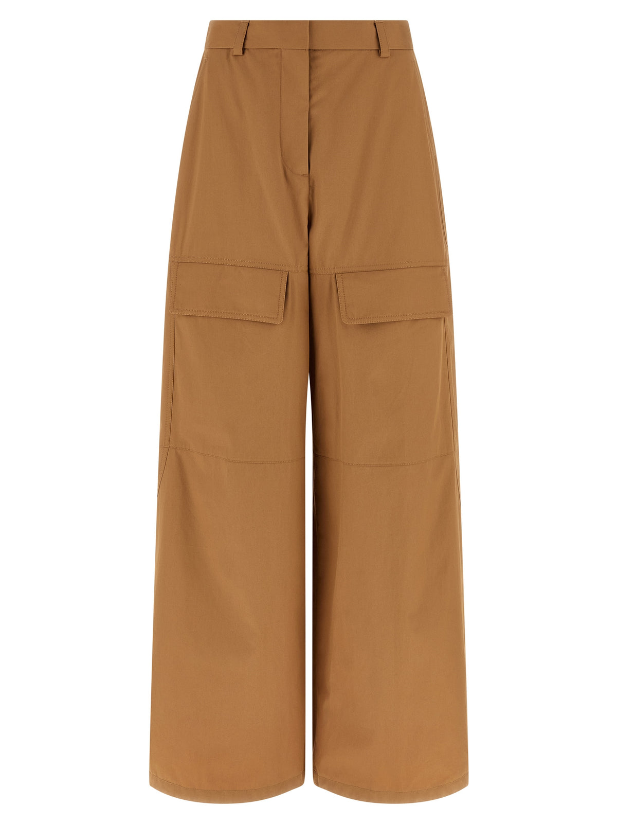 Stella McCartney Beige Cotton Cargo Women's Pants