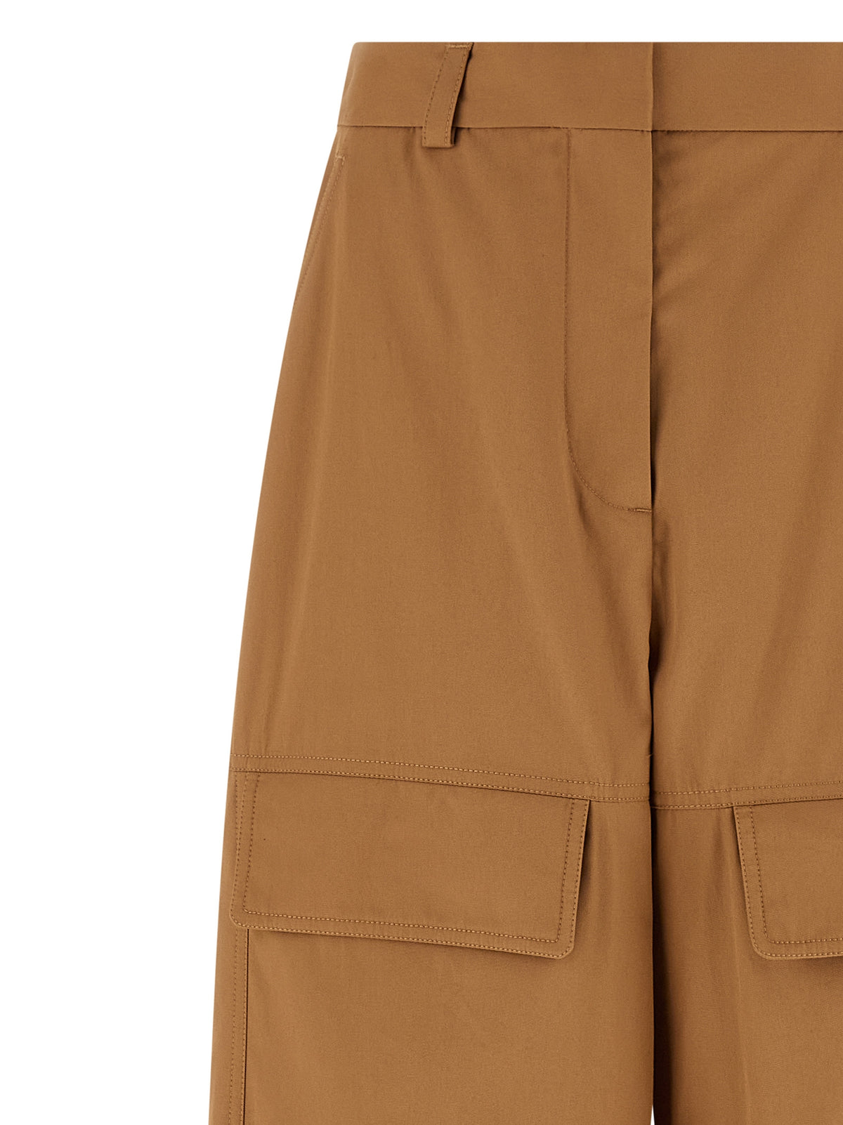 Stella McCartney Beige Cotton Cargo Women's Pants