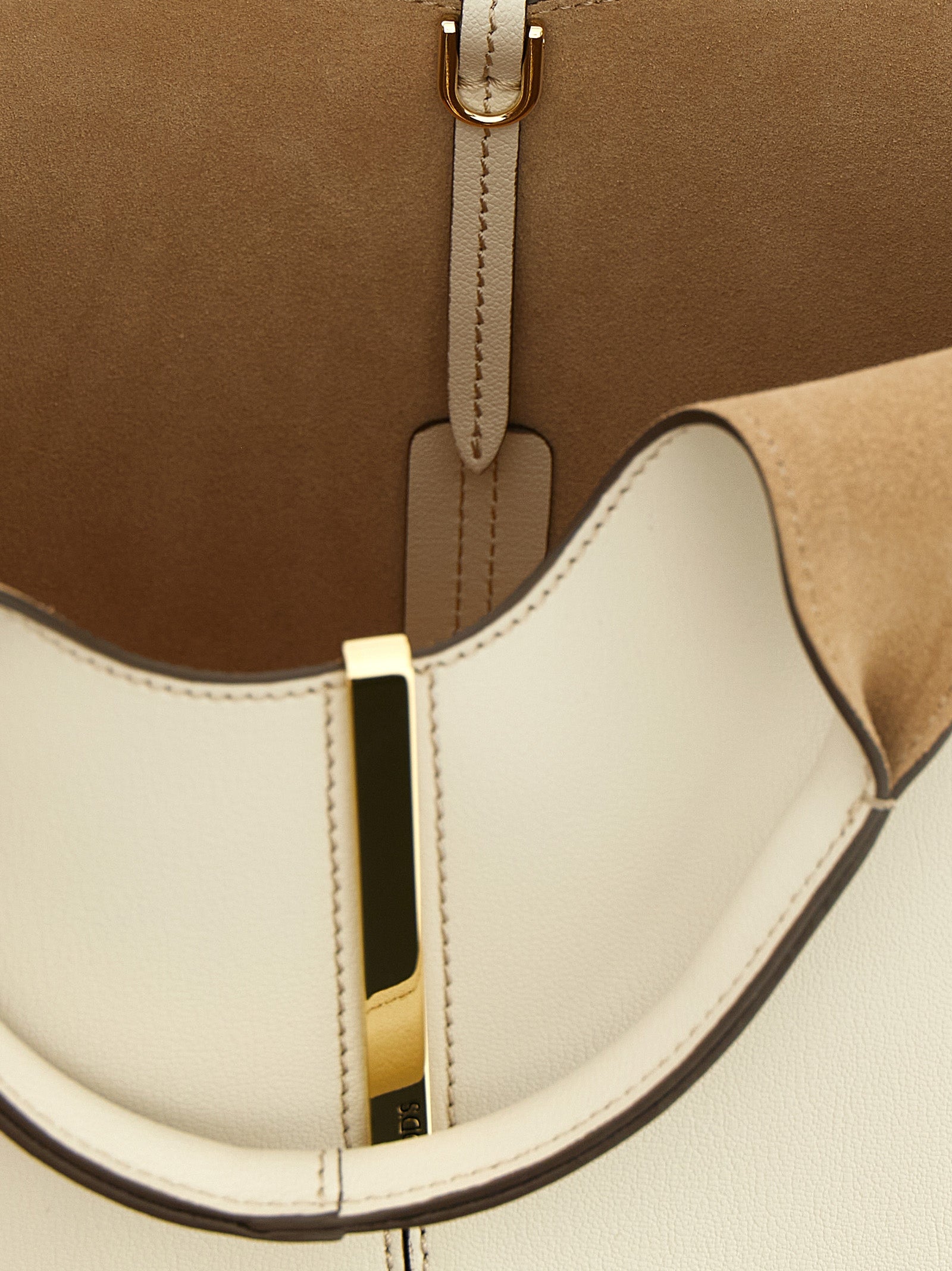 Tod's White Calfskin Tote Women's Bag