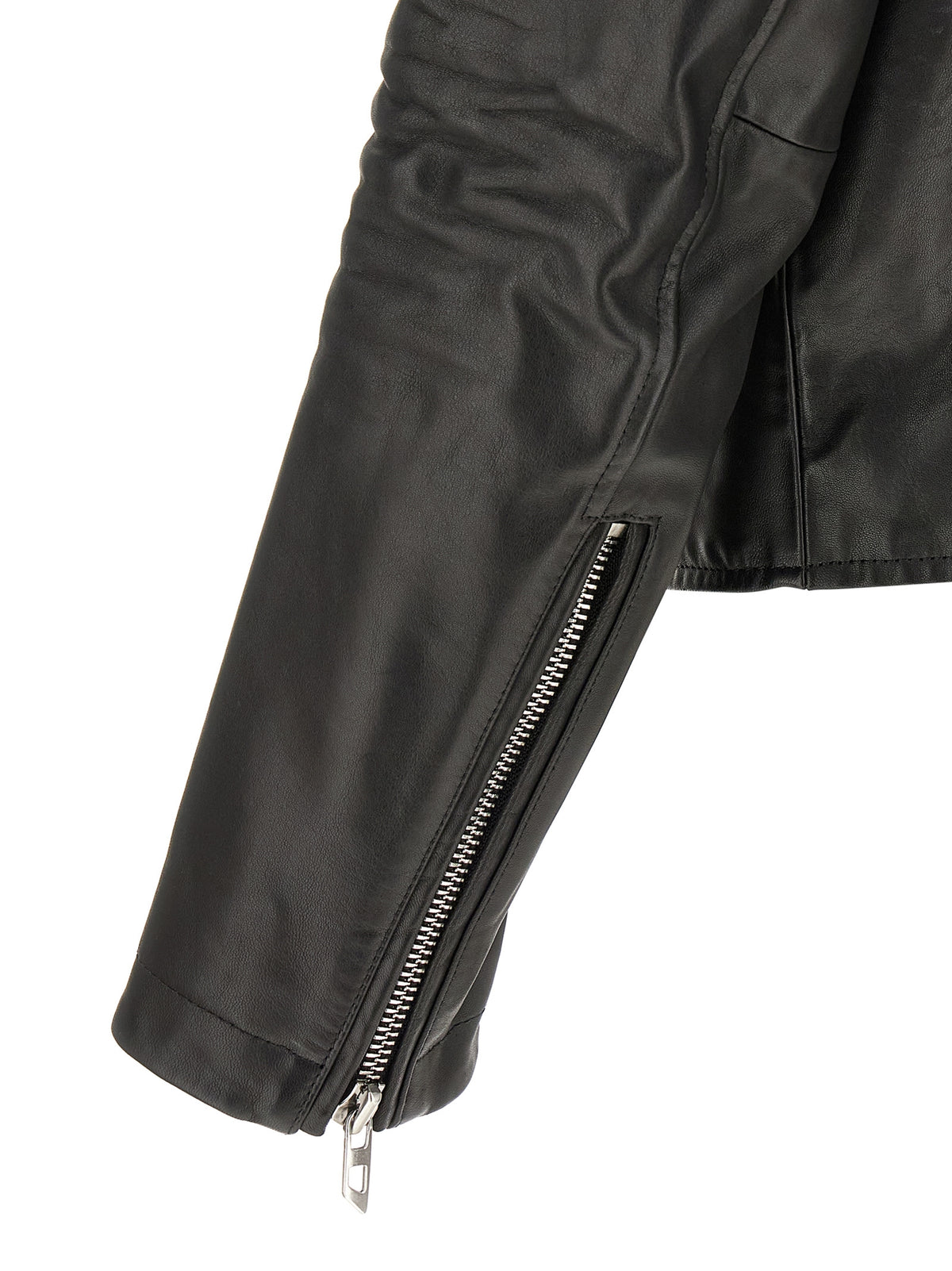 Diesel Black Cowhide Leather Men's Jacket