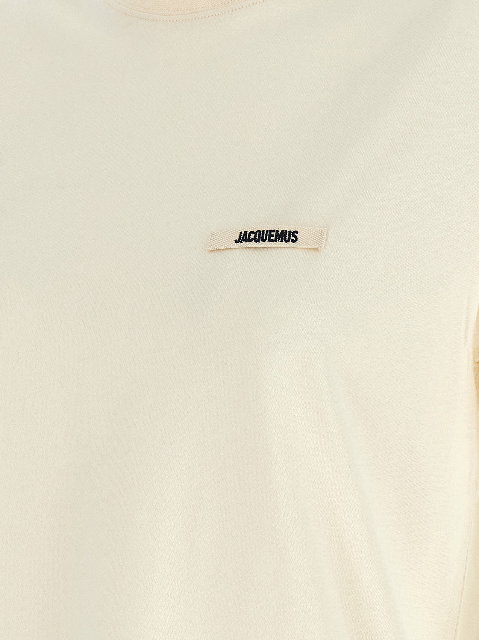 Jacquemus Beige Cotton Women's T-Shirt