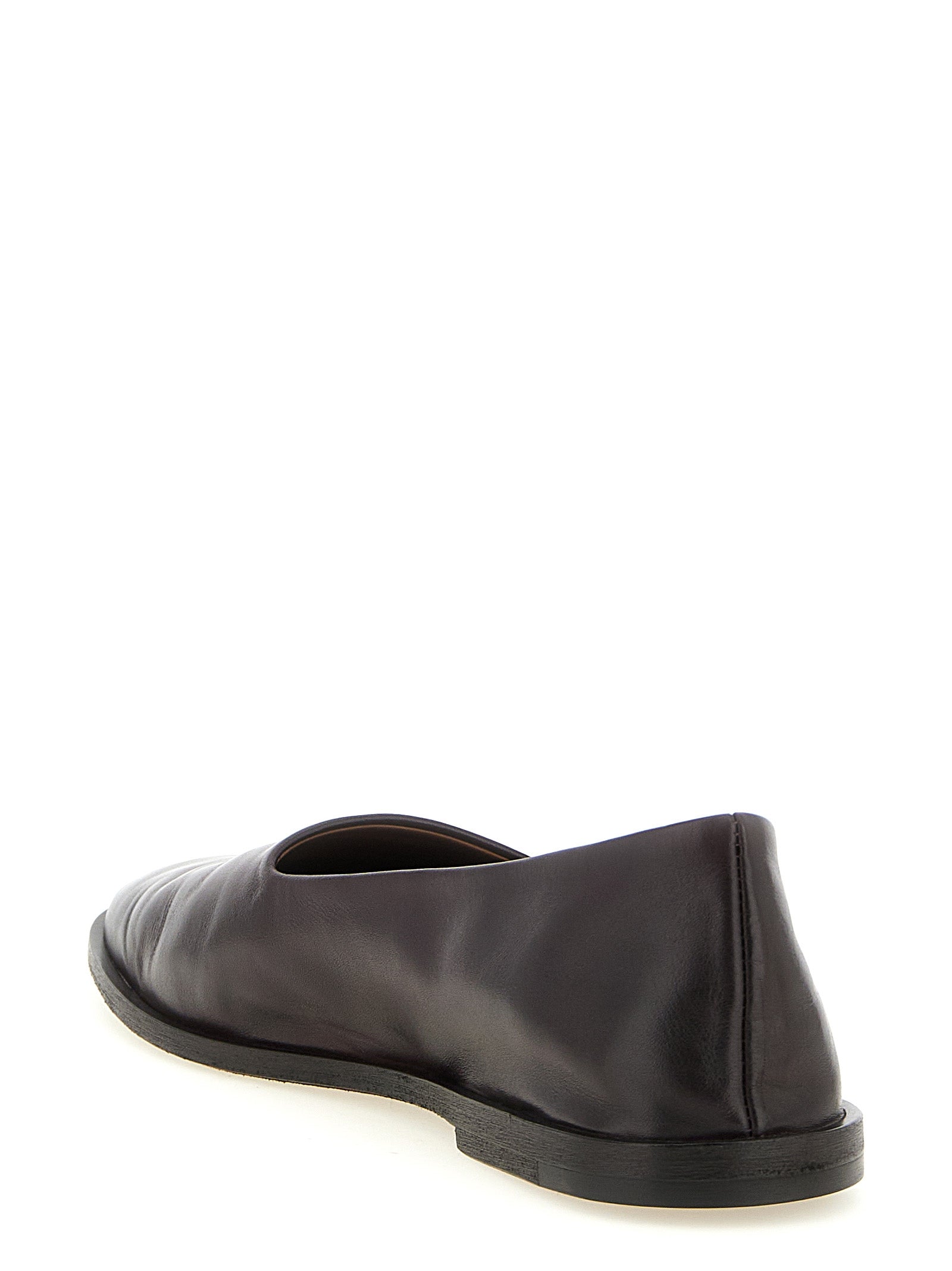 Marsell Brown Calfskin Ballet Women's Flats