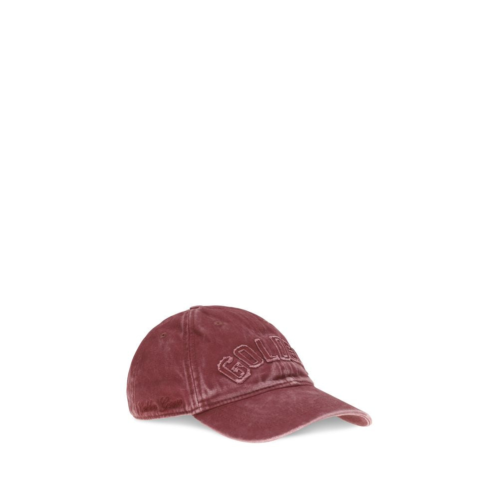 Golden Goose Bordeaux Cotton Cap (Baseball Women's Hat)