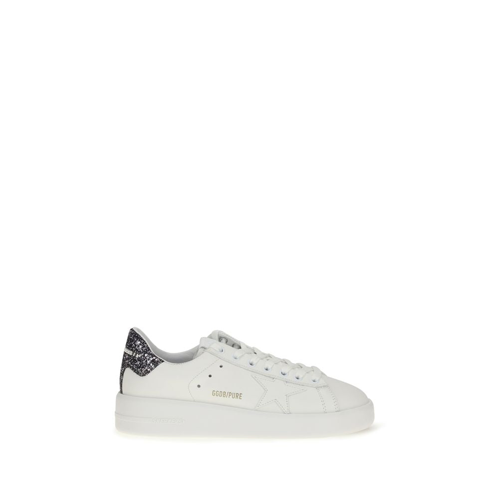 Golden Goose White Calf Leather Bos Taurus Low Top Women's Sneakers