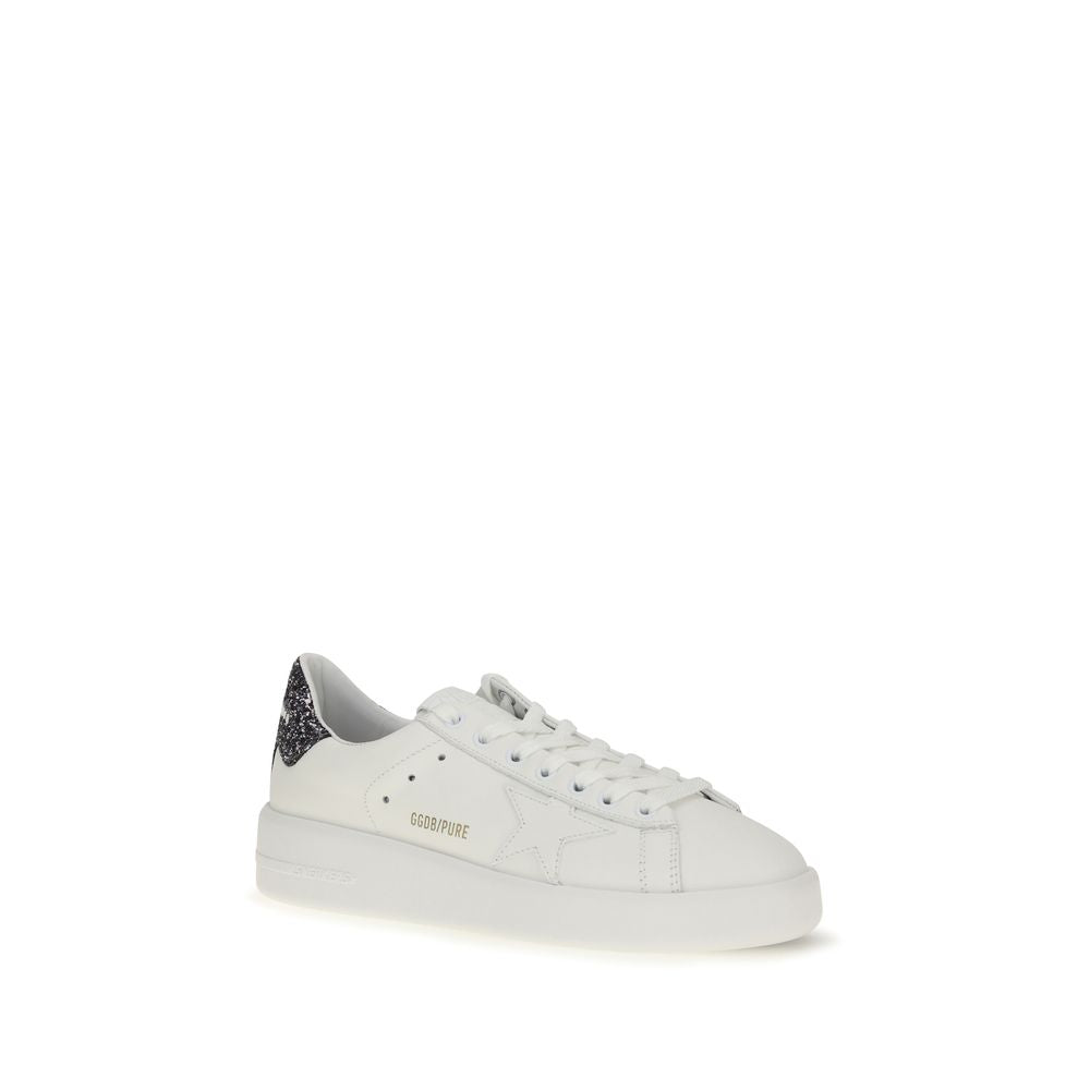 Golden Goose White Calf Leather Bos Taurus Low Top Women's Sneakers