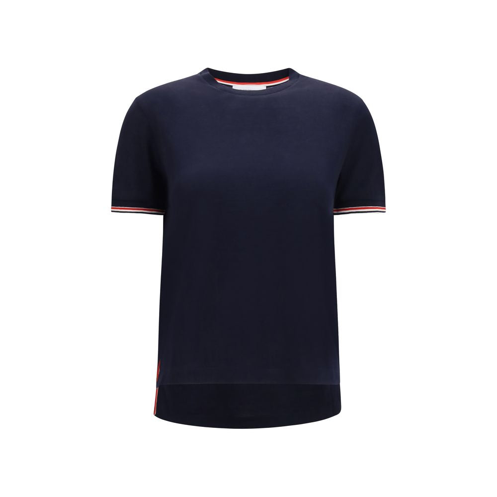 Thom Browne Blue Wool Oves Aries Women's T-Shirt