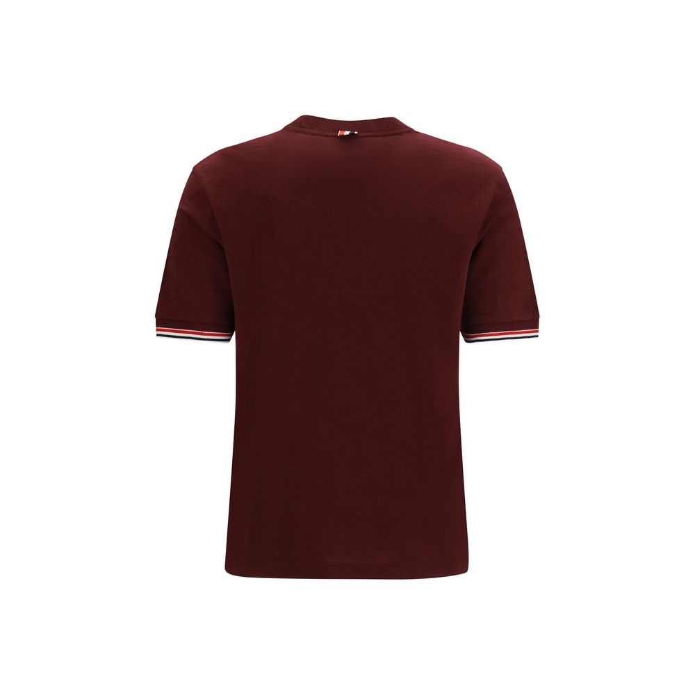 Thom Browne Bordeaux Wool Oves Aries Women's T-Shirt
