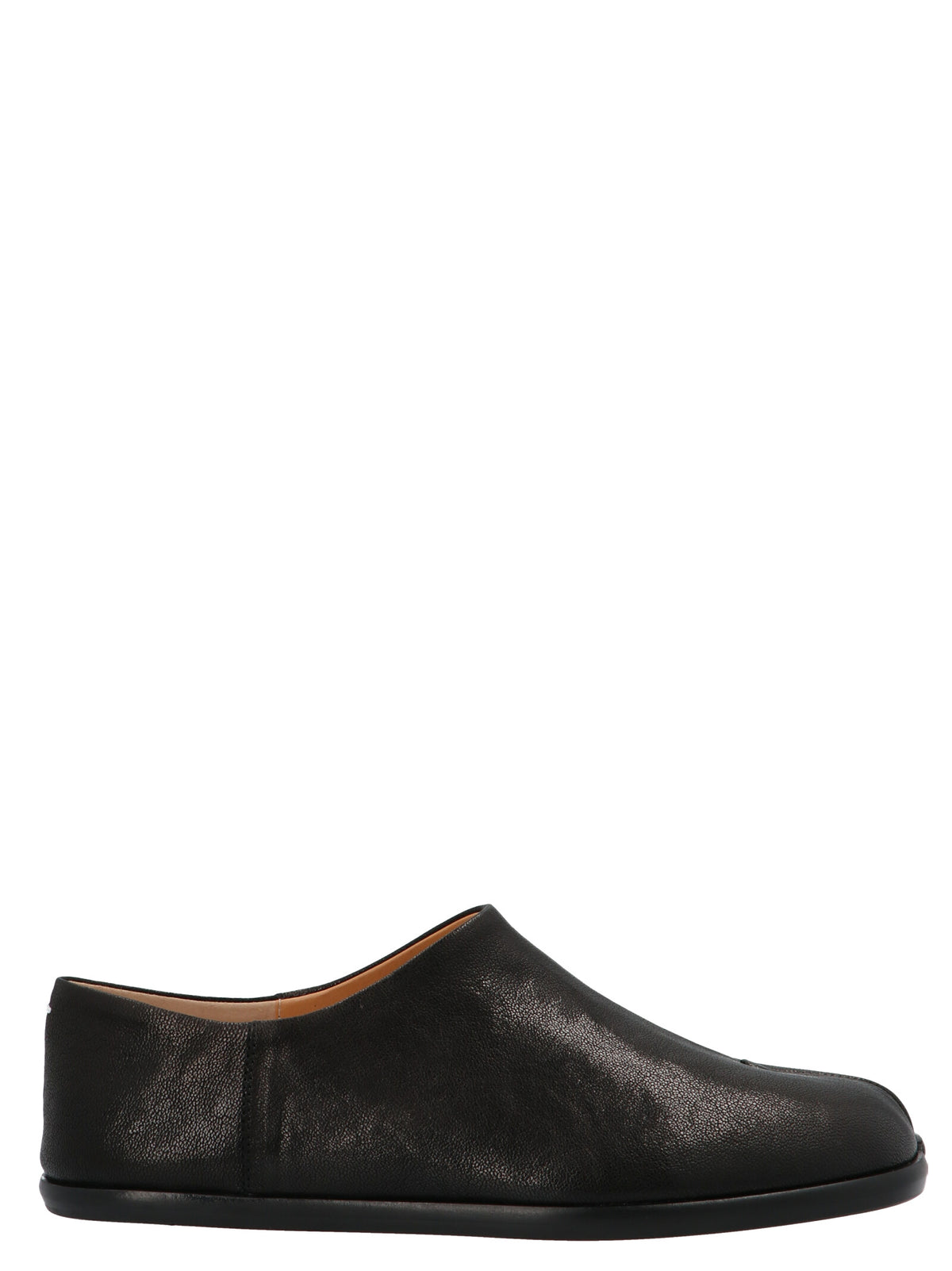 Maison Margiela Black Lamb Leather Ballet Women's Flats