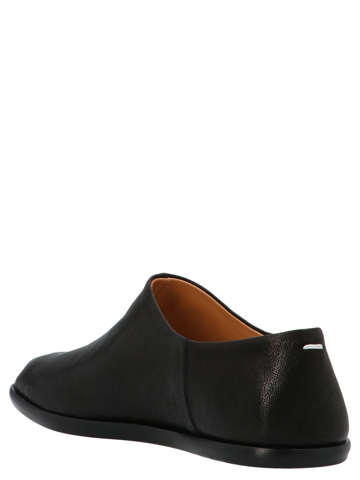 Maison Margiela Black Lamb Leather Ballet Women's Flats